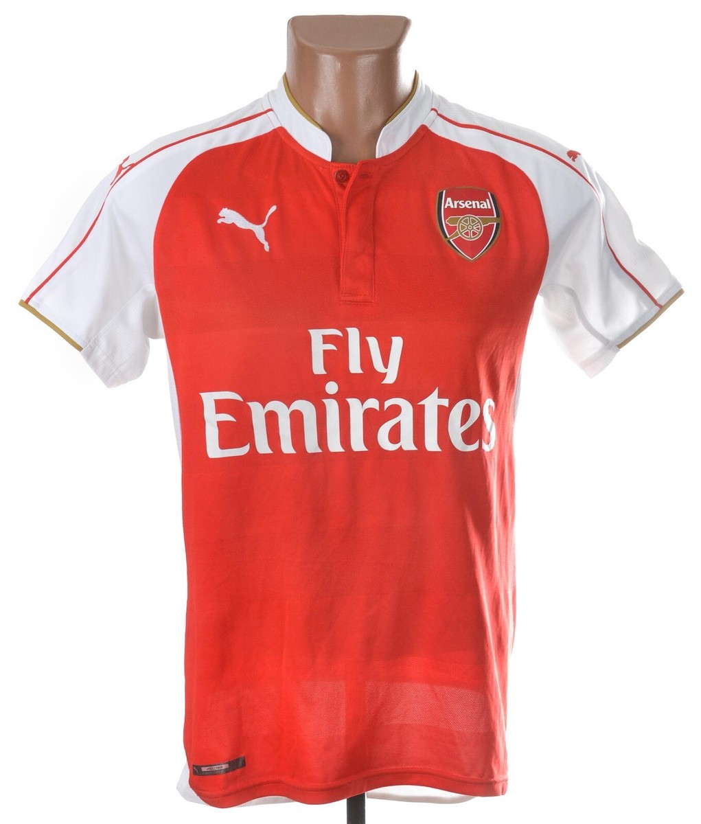 ARSENAL LONDON 2015/2016 HOME FOOTBALL SHIRT JERSEY PUMA SIZE S