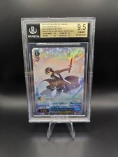 BGS 9.5 GEM MINT Weiss Schwarz Night Sky Clad hero Kirito SAO Vol. 2 OFR