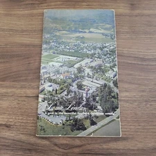 Vintage 1967 Loma Linda City University Map Brochure 7th Day Adventist