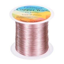 wire 328ft 32 Gauge Copper Craft Wrapping Wire, Pink