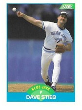 1989 Score Baseball Dave Stieb Toronto Blue Jays #197