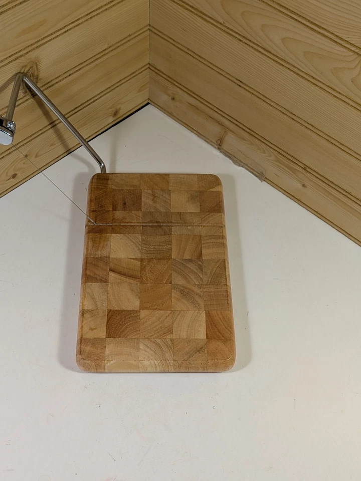 Cortadora de queso Prodyne BB-120 grano final madera de haya carniceros bloque. Usado Foto 2 de 3