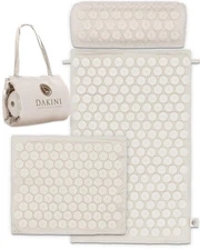 Acupressure Mat and Pillow Set with Extra Mini Accupressure Massage Mat - Acu...