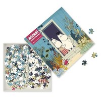 Flame Tree Studio - Adult Jigsaw Puzzle Moomins On The Riviera 1000- - G245Z