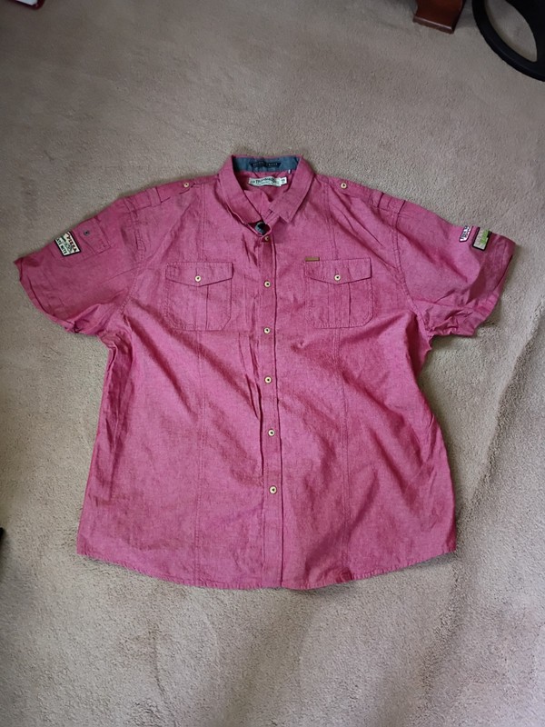 AKOO Trust80Akoo Shirt Men's 4XL Short Sleeve Bankhead Billiards