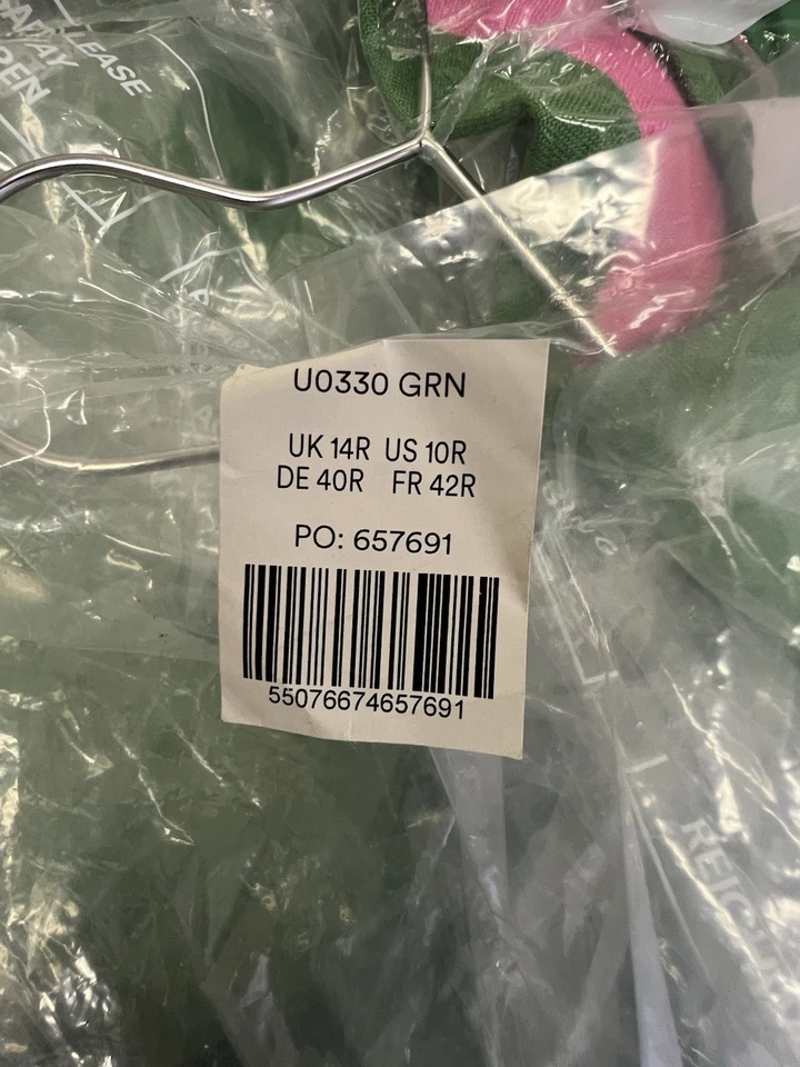 Blazer BODEN Stamford Lino Iguana Verde Nuevo con Etiquetas Talla US 10R Foto 4 de 4