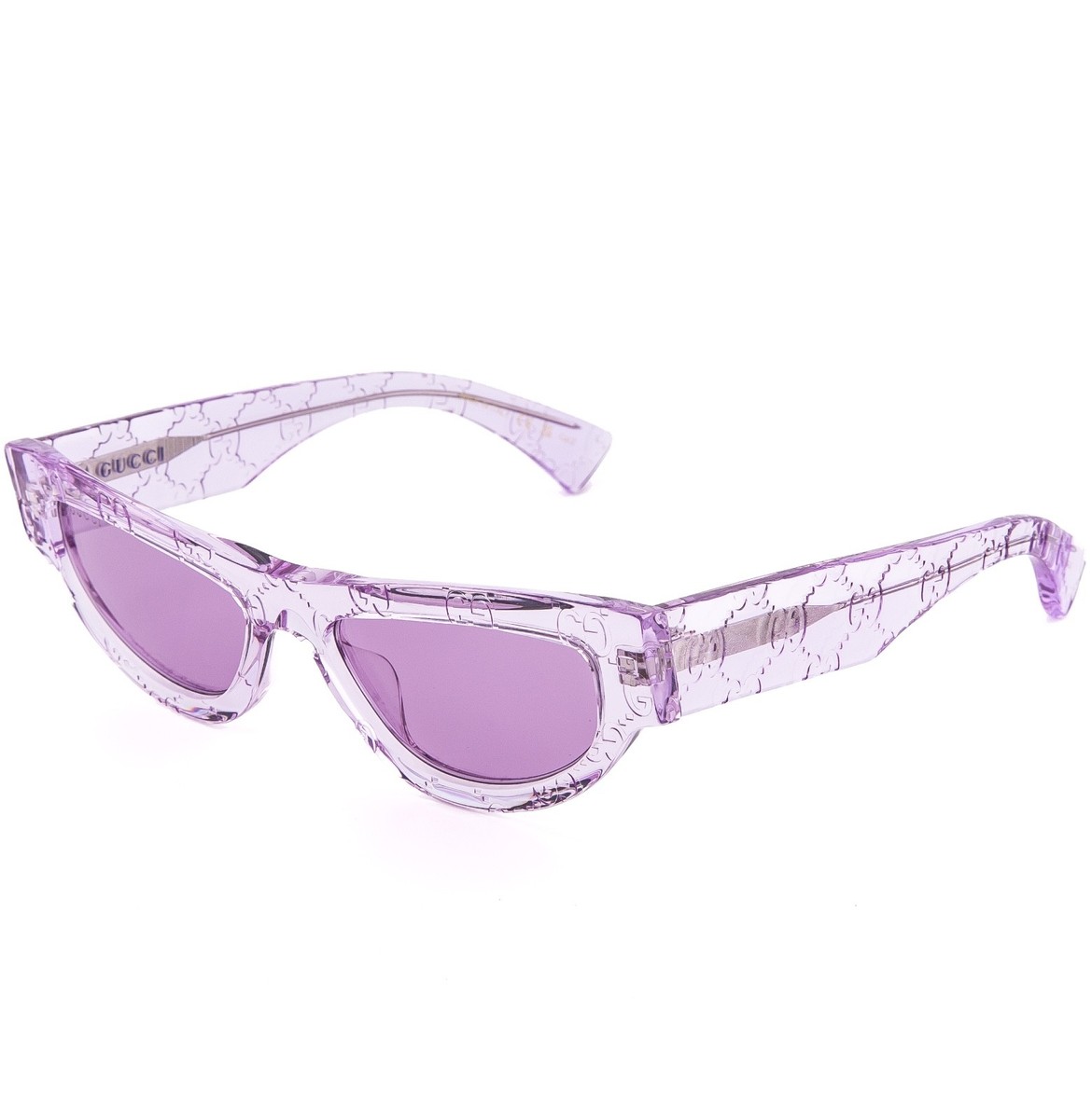 GUCCI GG1834S Crystal Violet Guccissima 1834 GG Motif Sunglasses