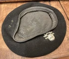 ww2 black ww2 17th/21st Lancers tank crew beret 1944