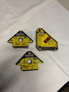 BERGER 35 lbs. Rated Heavy Duty Welding Magnet, Set of 3