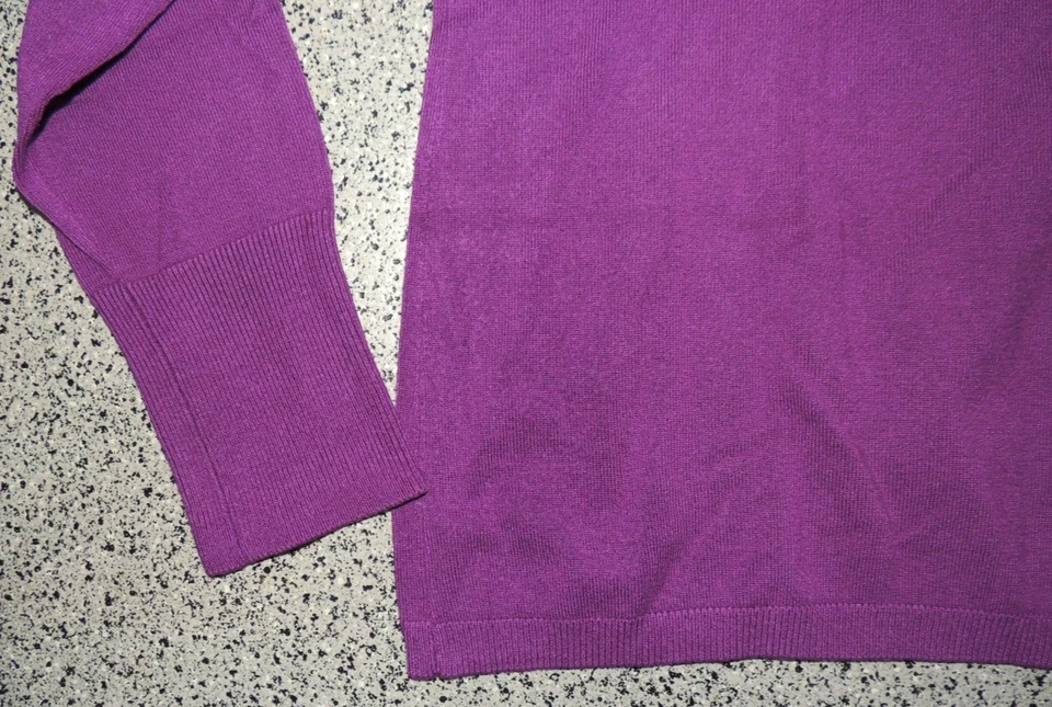 Damen Feinstrickpullover Lila Basic Gr. 40 Passport - Bild 2 von 3