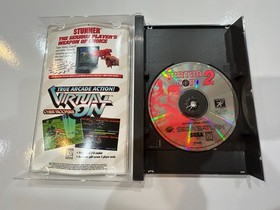 Virtua Cop 2 (Sega Saturn) CIB Complete w Manual + Registration + Foam EX