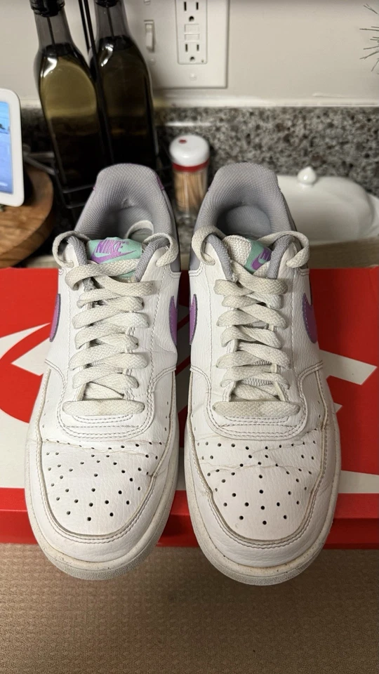 Nike суда видение женщин низкий верхний кроссовок фиолетовый размер 8 - Изображение 4 из 4