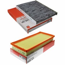 MAHLE / KNECHT Set Filterpaket Innenraumfilter LAK 142 Luftfilter LX 1143