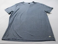 Vuori Men's Short Sleeve Strato Tech Tee EJ3 Chambray Heather Size 2XL NWT