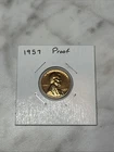 ** 1957 GEM PROOF LINCOLN CENT