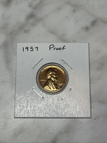 ** 1957 GEM PROOF LINCOLN CENT