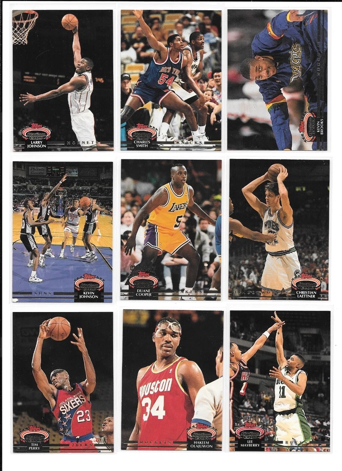 1992 1993 Topps Stadium Club Series 2  Basketball Trading Cards / Choose / mb51 - Image 2 of 4