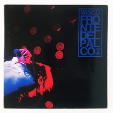 VASCO ROSSI FRONTE DEL PALCO LIVE  ANNO 1990 DOPPIO VINILE RARO LP 33 GIRI