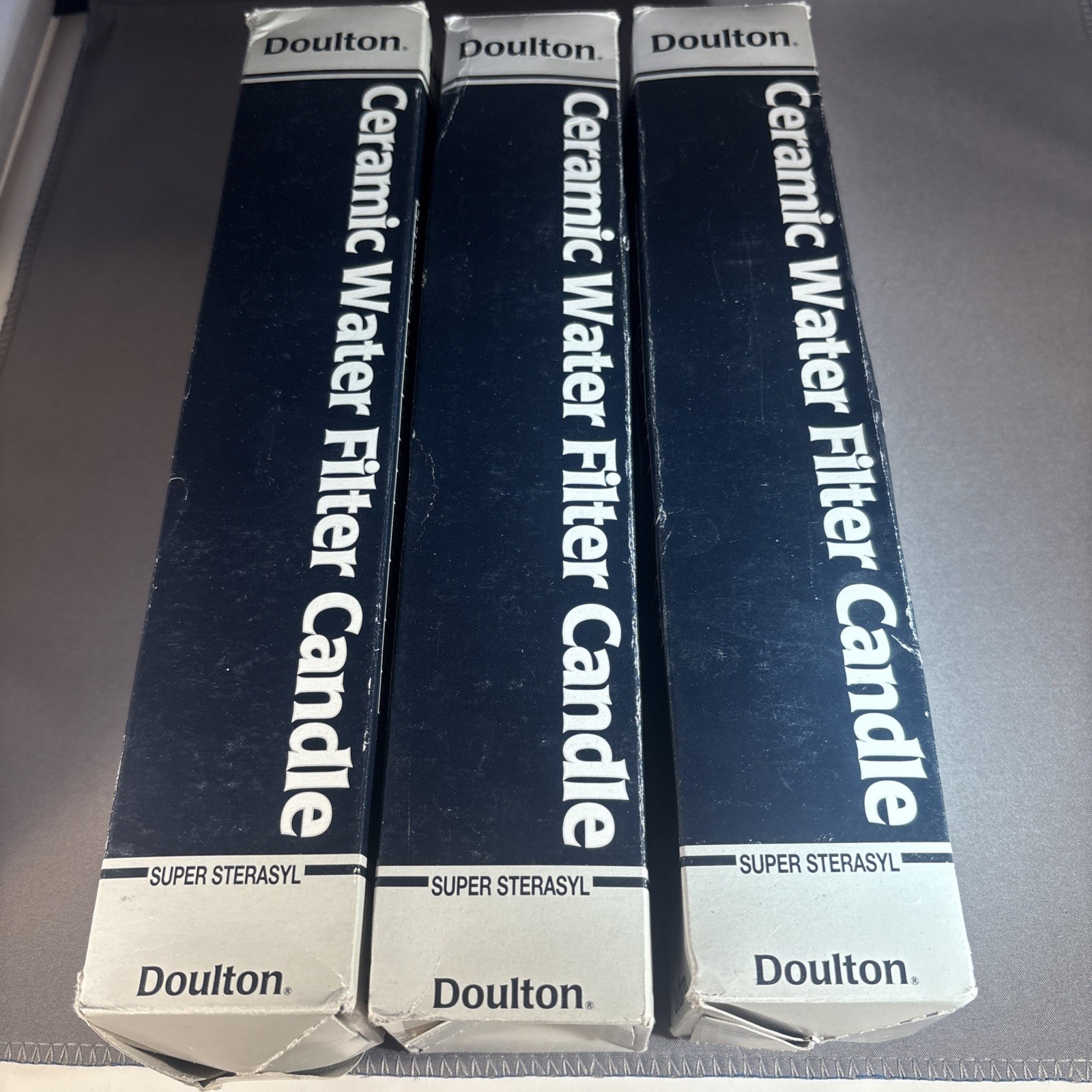(2) Doulton Ceramic Water Filter Candle Super Sterasyl Made 