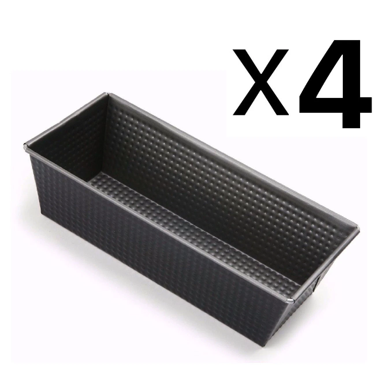 Norpro Nonstick Heavy Gauge Steel Bread Pan 10 x 4.5 x 3 Inches (4-Pack)
Opens in a new window or ta