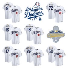 Men/Youth Dodgers White 2026 Gold Collection Kanji Stadium Jersey