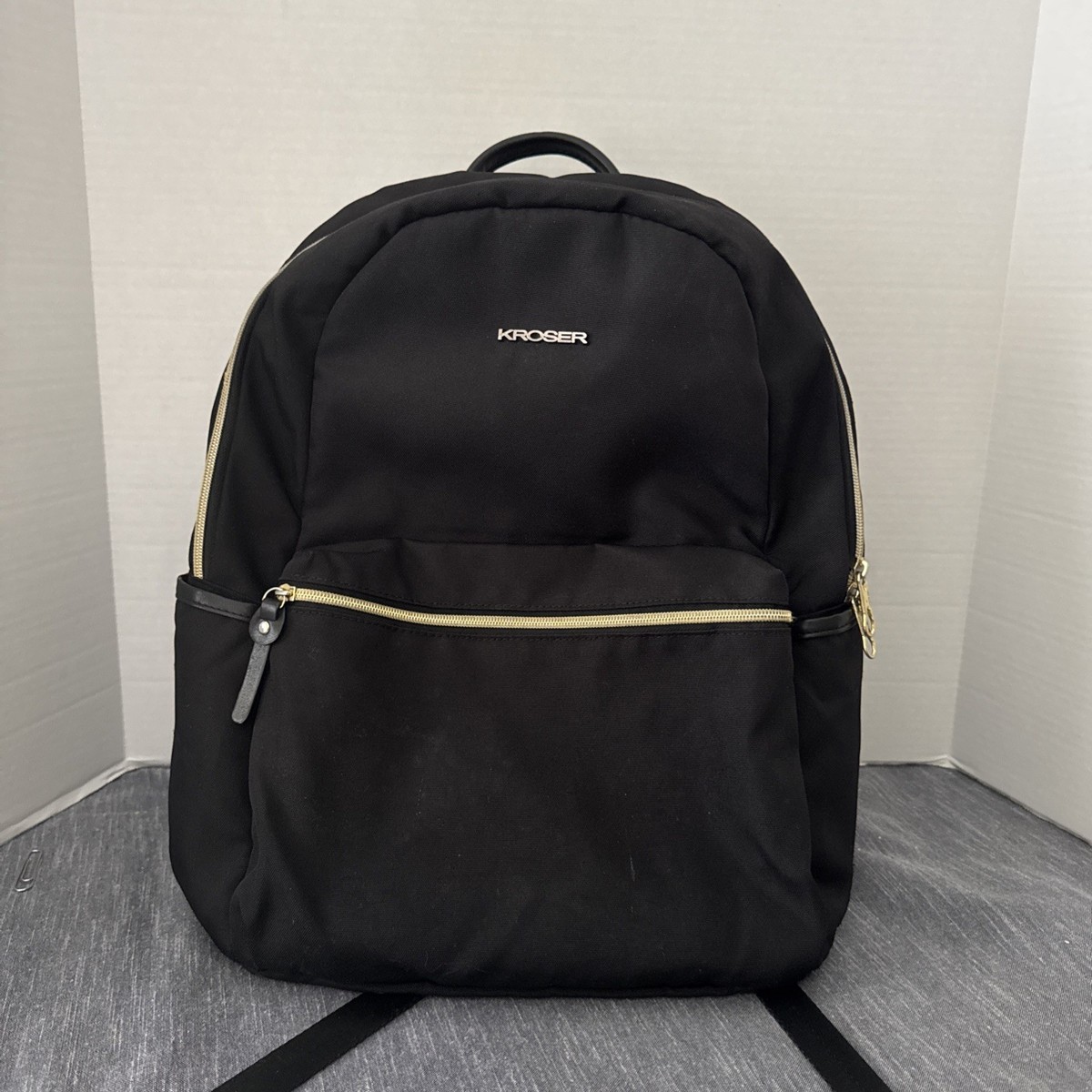 Kroser Laptop Backpack Water Repellent Nylon KROSER, Water-Resistant Laptop Backpack, 15.6 inch, Black  main image 2