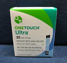 OneTouch Ultra  Test Strips - 25 Count Exp. 26/01