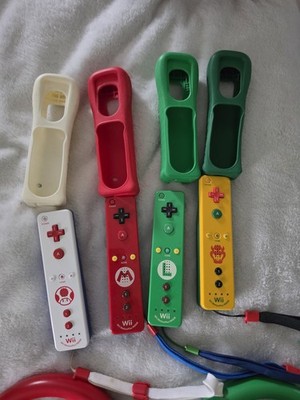 Nintendo Wii Remote Motion Plus Controller Mario Luigi Toad Bowser Wheels EUC
