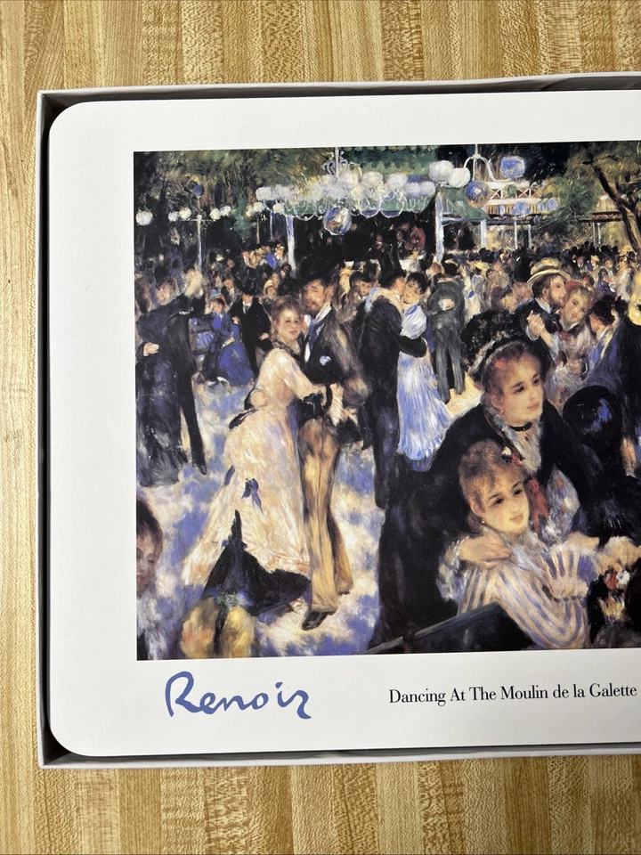 Vintage Cork Auguste Renoir Le Moulin De La Galette 1960 Spadem Table Mats - Image 2 of 4