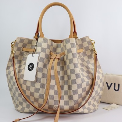 Louis Vuitton Girolata Damier Azur With Pink | eBay