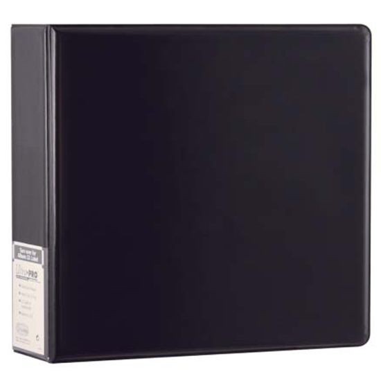 Ultra Pro 3" D-Ring Card Album Binder Black Foam Padded 3 Inch