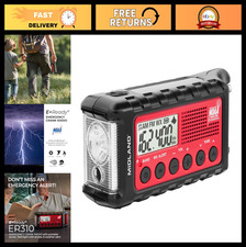 Midland - ER310, Emergency Crank Weather AM/FM Radio - Multiple Power Sources, S