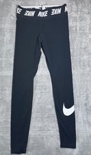 Women  s Nike Classics High Waisted Graphic Leggings Small Black