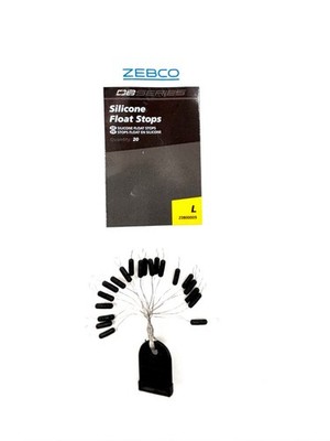 Zebco DB Series Silicone Float Stops L Knotenschutz  Gummistopper Posenstopper