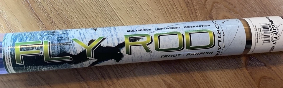 Cortland Silver Stream 5/6 Fly Fishing Rod, 8’6” Lngth, 3-Piece composite New - Image 2 of 4