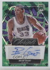 2024-25 Panini Mosaic Scripts Green Ice Prizm Brian Grant #MS-BGS Auto 1px9