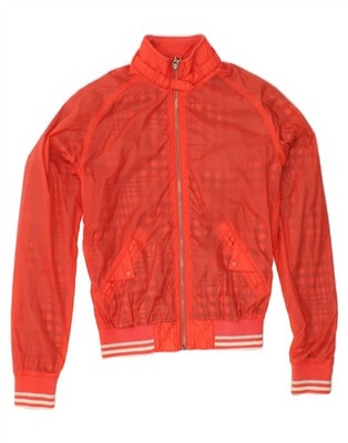 Tommy Hilfiger Damen Bomberjacke UK 6 XS Orange Nylon BU15