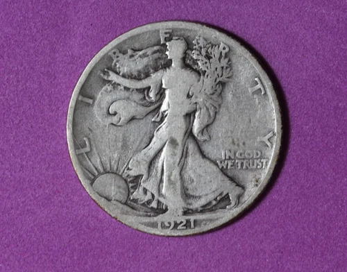 1921-S Walking Liberty Half Dollar #P34016
