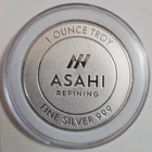Asahi Refining 1 oz .999 Fine Silver Round