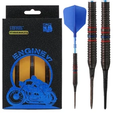 CUESOUL ENGINE 18/19/20/21/22g Steel Tip 90% Tungsten Darts with STONE Finished