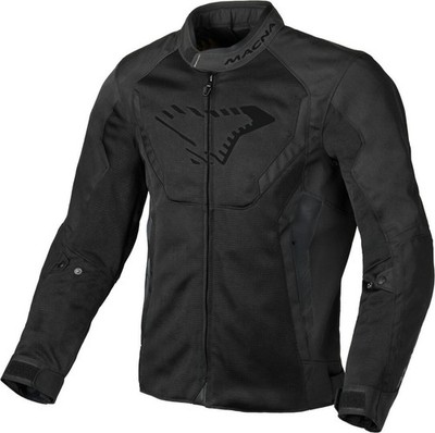 Macna Grisco Solid Motorrad Textiljacke, schwarz, M