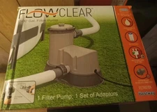 BestWay Flowclear 1500 Gallon Above Ground Swimming Pool Filter Pump 58704E 
