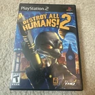 Destroy All Humans 2 (Sony PlayStation 2, 2006) PS2 Tested and Working