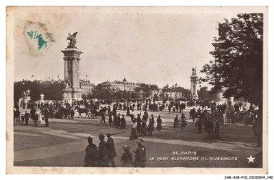 CAR-ACRP10-0612-75 - PARIS - Le Pont Alexandre III - Right Bank