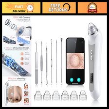 Blackhead Remover Vacuum with Camera, Pore Cleaner for Men  Women, 6 Suction He