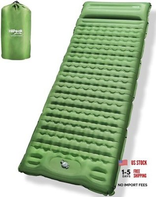  Sleeping Pad for Camping- Ultralight Inflatable Sleeping Mat with Built Green
