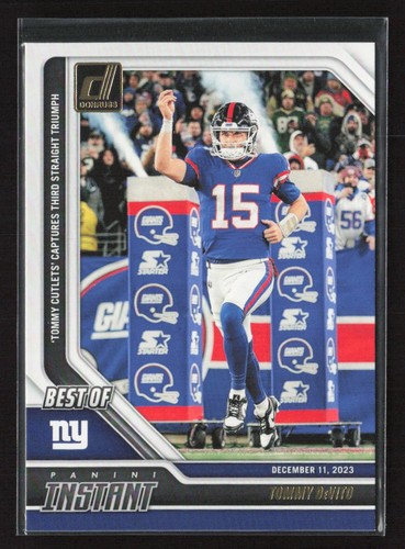 Tommy DeVito 2024 Donruss #22 Best of Panini Instant New York Giants