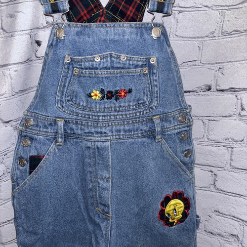 Warner Brothers Looney Tunes Kids Overalls Size 10 - Picture 2 of 5