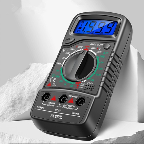 LCD Digital Multimeter Voltmeter Ammeter Ohmmeter Volt AC DC Diode Tester Meter - Imagen 9 de 13