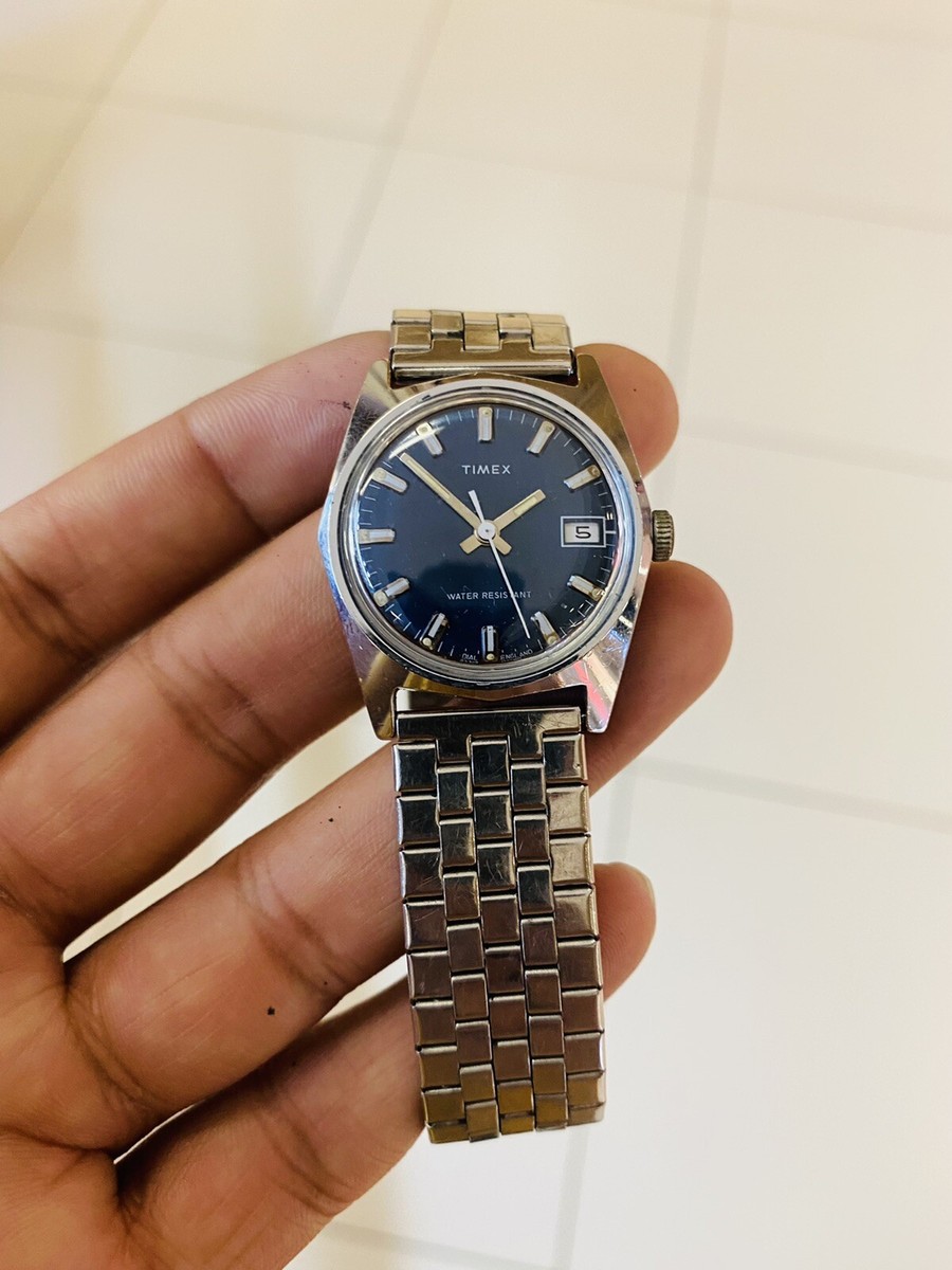 vintage timex wind up watch mens | eBay